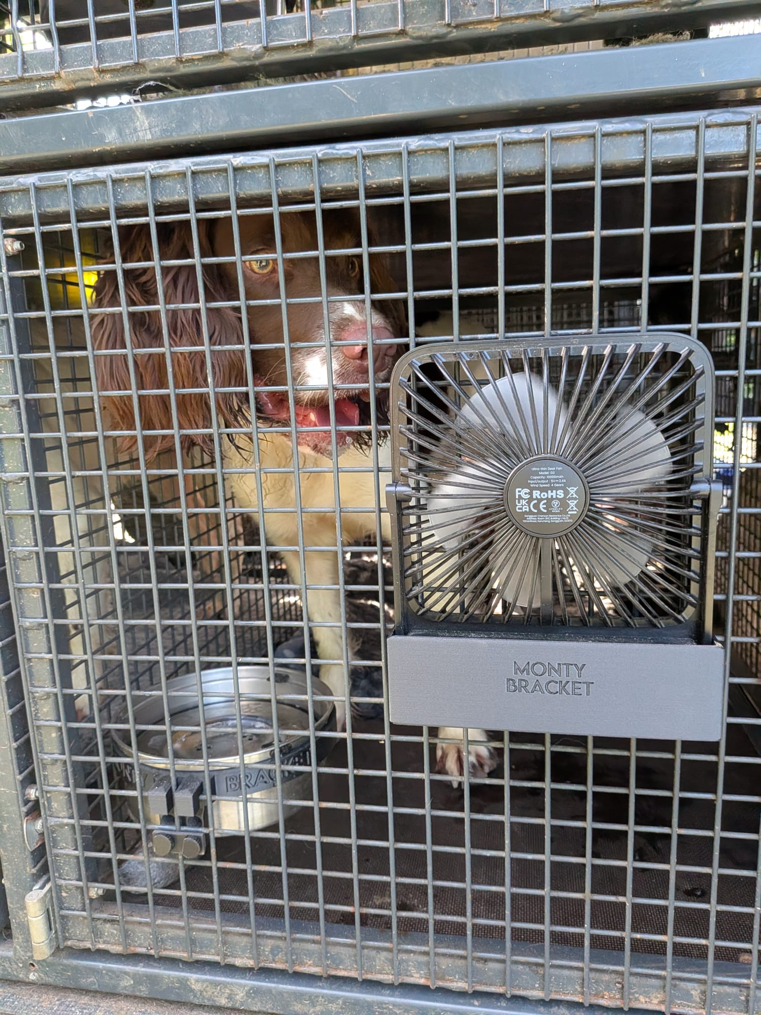 Monty Bracket Cooling Fan and holder